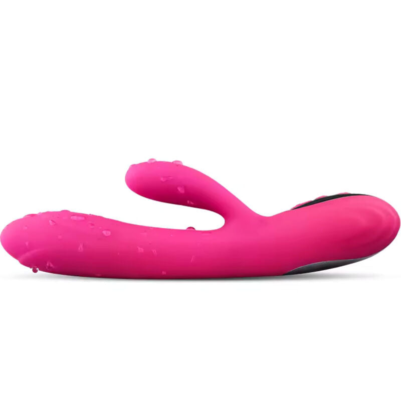 ARMONY - VIBRATORE E STIMOLATORE FLESSIBILE CON EFFETTO CALORE FUCSIA - ARMONY VIBRATORS | Lingerie Harness Boutique