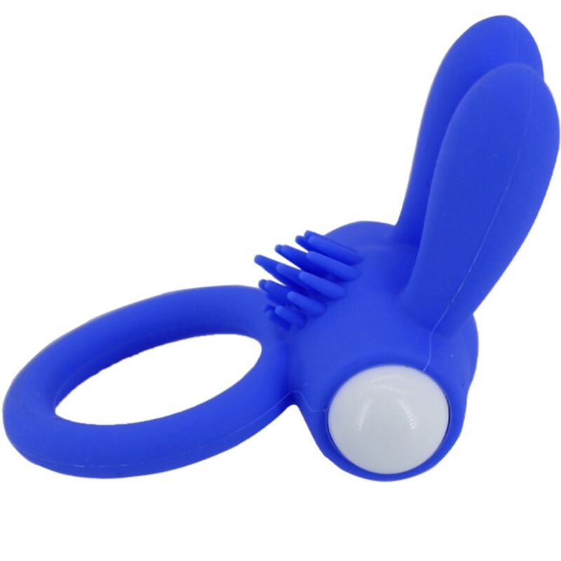 ARMONY - MR BUNNY ANELLO VIBRATORE IN SILICONE BLU - ARMONY FOR HIM | Lingerie Harness Boutique