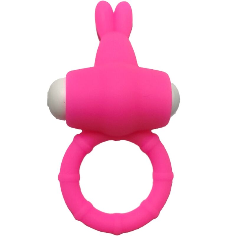ARMONY - MS BUNNY ANELLO VIBRATORE IN SILICONE ROSA - ARMONY FOR HIM | Lingerie Harness Boutique
