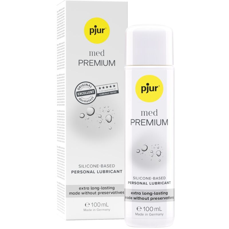 PJUR - LUBRIFICANTE AL SILICONE PREMIUM MED 100 ML - PJUR | Lingerie Harness Boutique