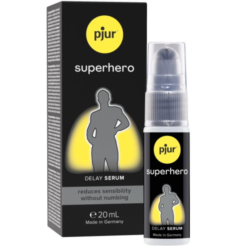 PJUR - SUPERHERO SIERO RITARDANTE CONCENTRATO 20 ML - PJUR | Lingerie Harness Boutique