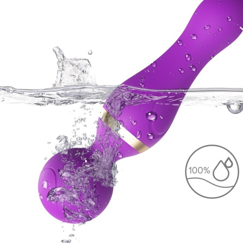 ARMONY - MASSAGGIATORE E VIBRATORE FREEZA TESTA SUPER FLESSIBILE VIOLA - ARMONY MASSAGERS | Lingerie Harness Boutique