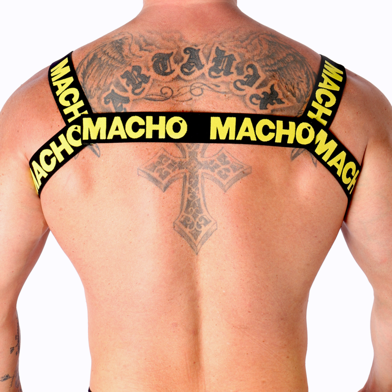 MACHO - DOPPIO CABLAGGIO GIALLO - MACHO UNDERWEAR | Lingerie Harness Boutique