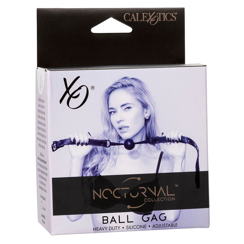 CALEXOTICS - NOCTURNAL BALL GAG SILICONE NERO - CALEXOTICS | Lingerie Harness Boutique