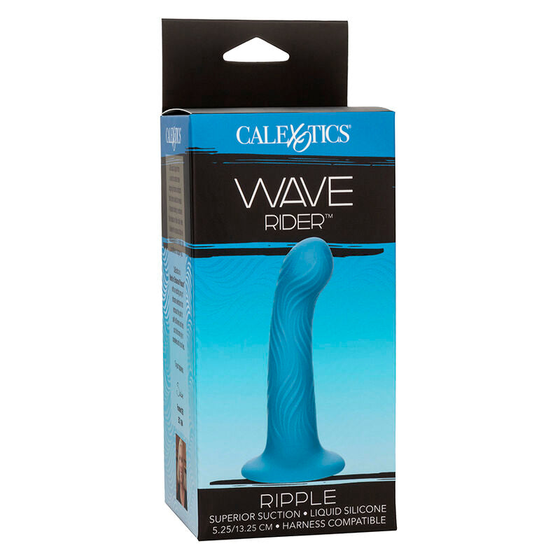 CALEXOTICS - WAVE RIDER RIPPLE ANAL PLUG BLU - CALEXOTICS | Lingerie Harness Boutique