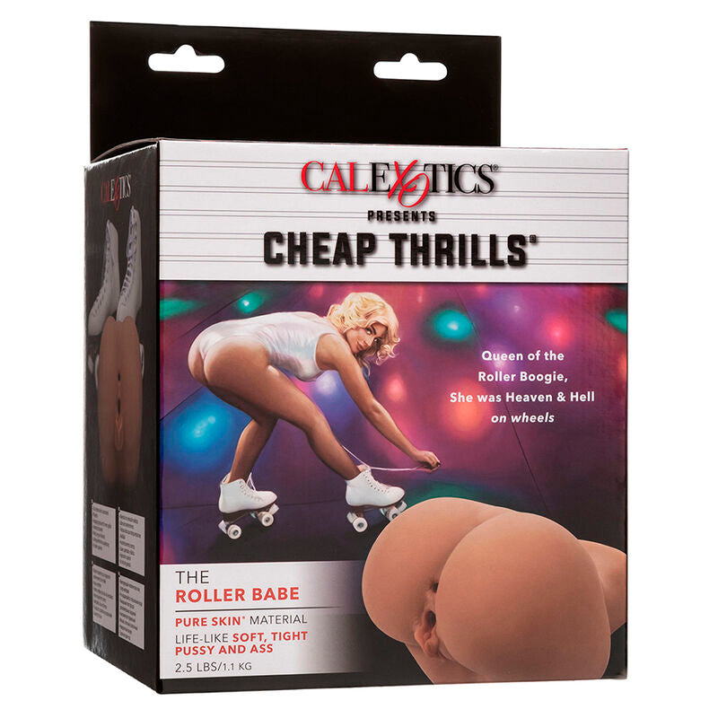 CALEXOTICS - THE ROLLER BABE DOPPIO MASTURBATORE REALISTICO FLESH - CALEXOTICS | Lingerie Harness Boutique