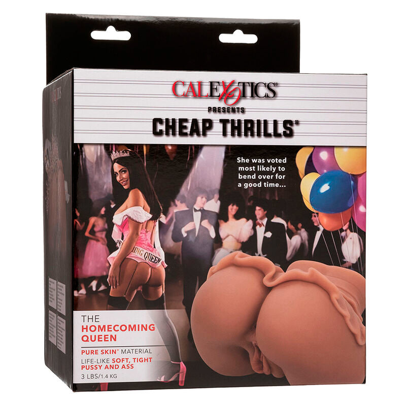 CALEXOTICS - LA REGINA DEL BENVENUTO DOPPIO MASTURBATORE REALISTICO CARAMELLO - CALEXOTICS | Lingerie Harness Boutique