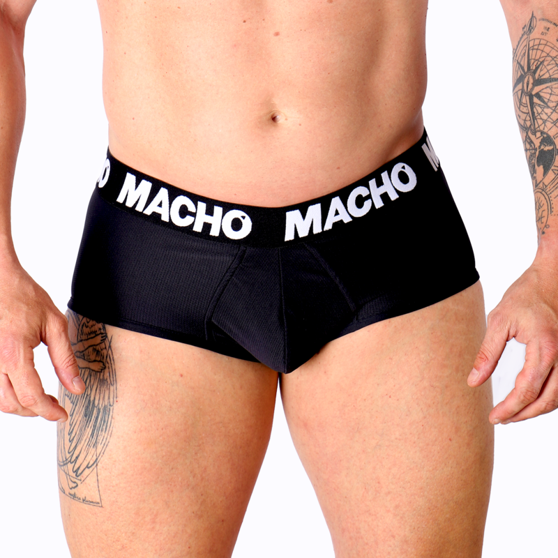 MACHO - MS30NG SLIP NERO XL - MACHO UNDERWEAR | Lingerie Harness Boutique