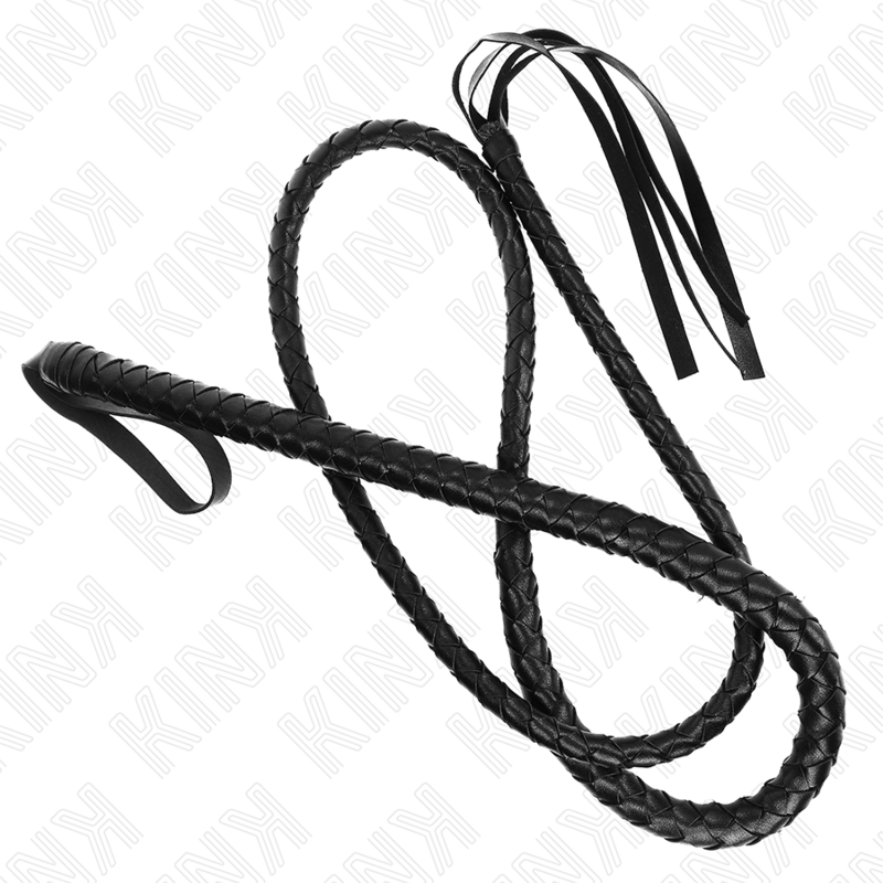 KINK - FRUSTA SERPENTE LUNGA NERA 210 CM - Lingerie Harness Boutique | Lingerie Harness Boutique