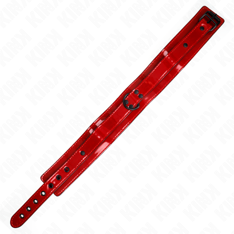 KINK - COLLANA REGOLABILE VINO ROSSO 37,5-49,5 CM X 5 CM - KINK COLLAR & GAG | Lingerie Harness Boutique