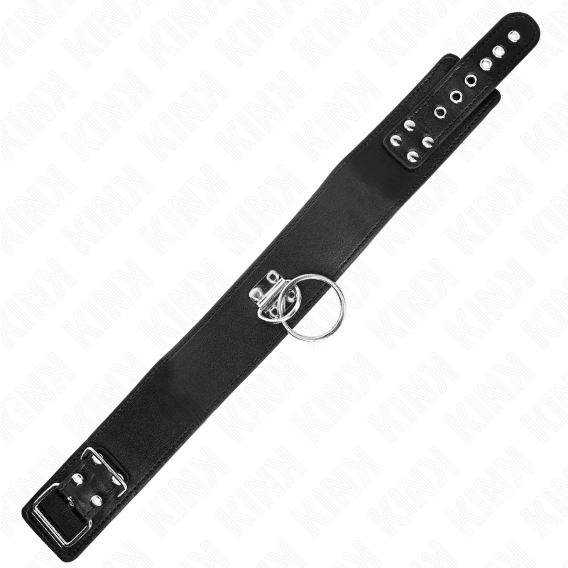 KINK - GUINZAGLIO BORCHIE 116 CM COLLARE CON CINTURINO IN SIMILPELLE 50 X 5 CM - KINK COLLAR & GAG | Lingerie Harness Boutique