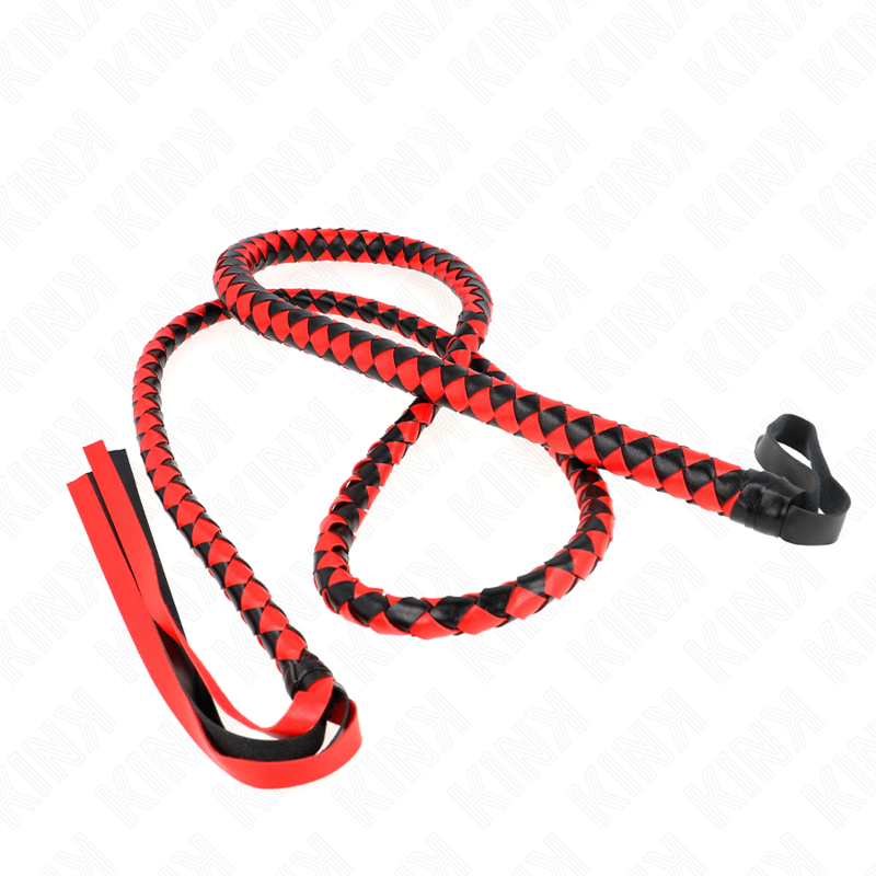 KINK - FRUSTA SERPENTE LUNGA ROSSA 210 CM - KINK IMPACT & TOUCH | Lingerie Harness Boutique