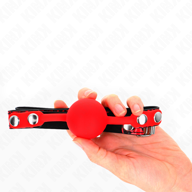 KINK - PALLA IN SILICONE 4 CM MODELLO GAG 2 60 x 2 CM - KINK IMPACT & TOUCH | Lingerie Harness Boutique