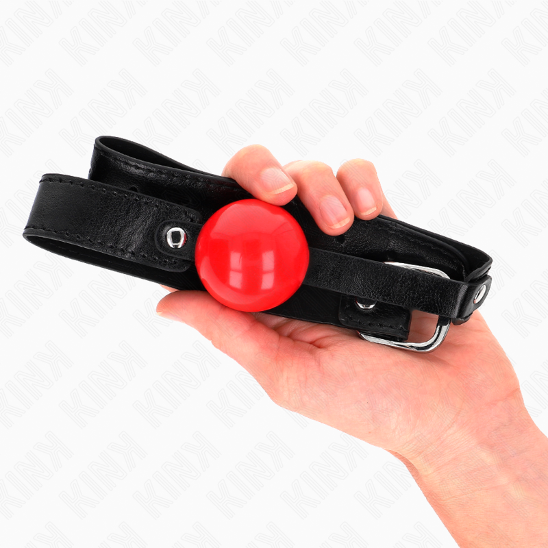 KINK - PALLA MORBIDA IN TPE 4 CM MODELLO GAG 1 66 x 2,5 CM REGOLABILE 41-61 CM - Lingerie Harness Boutique | Lingerie Harness Boutique