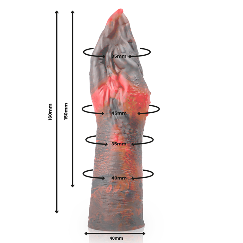 EPIC - LILITH DILDO MALVAGIO DEMONE S - EPIC | Lingerie Harness Boutique