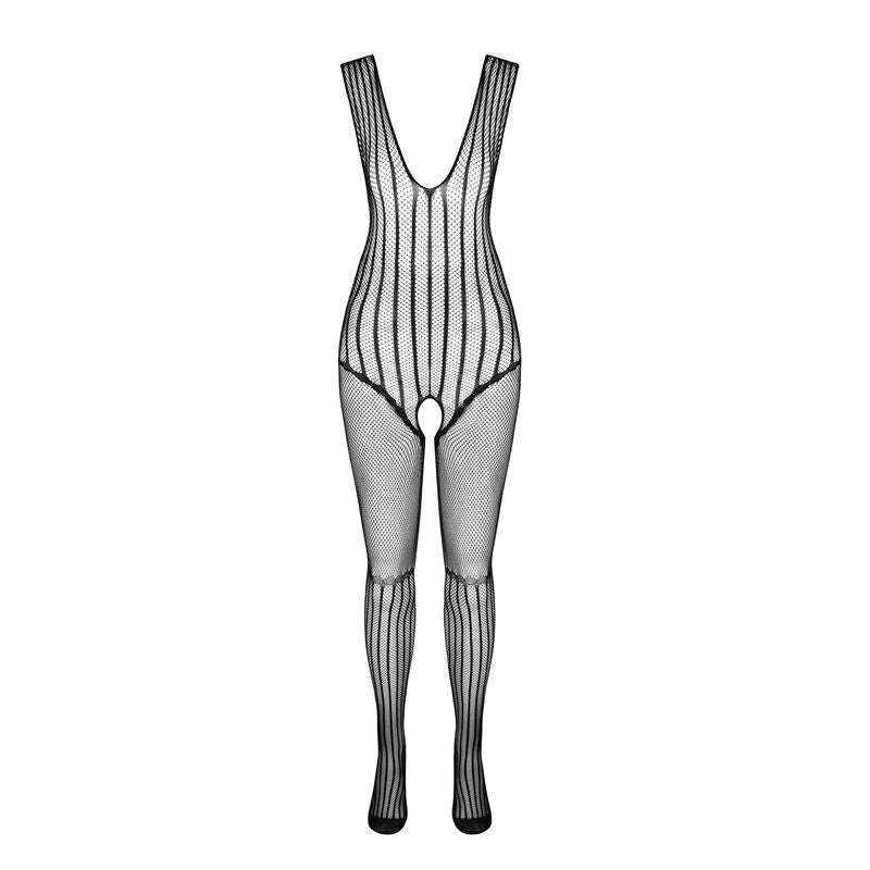 PASSION - BS 103 BODYSTOCKING BIANCO TAGLIA UNICA - PASSION WOMAN BODYSTOCKINGS | Lingerie Harness Boutique