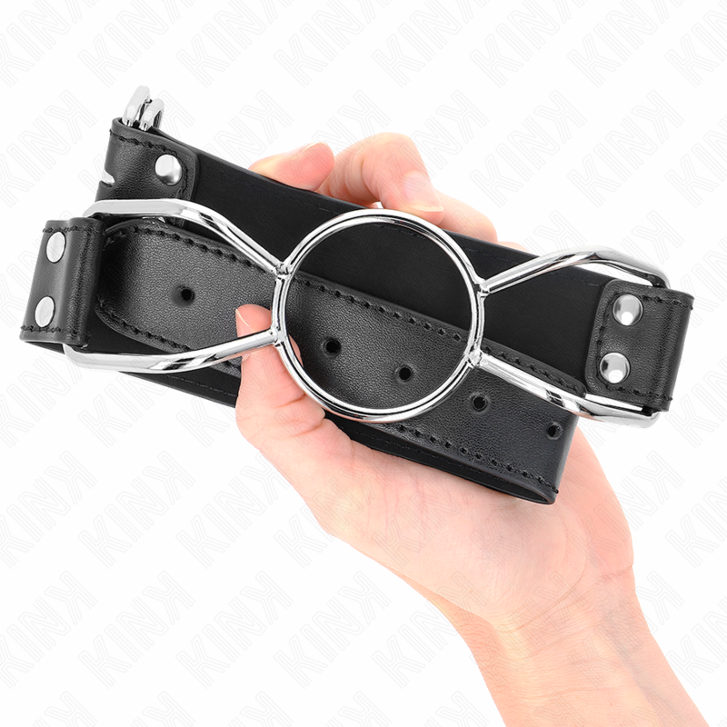 KINK - BAVAGLIO BOCCA RAGNO 60 X 3 CM MISURA L 5 CM - KINK COLLAR & GAG | Lingerie Harness Boutique