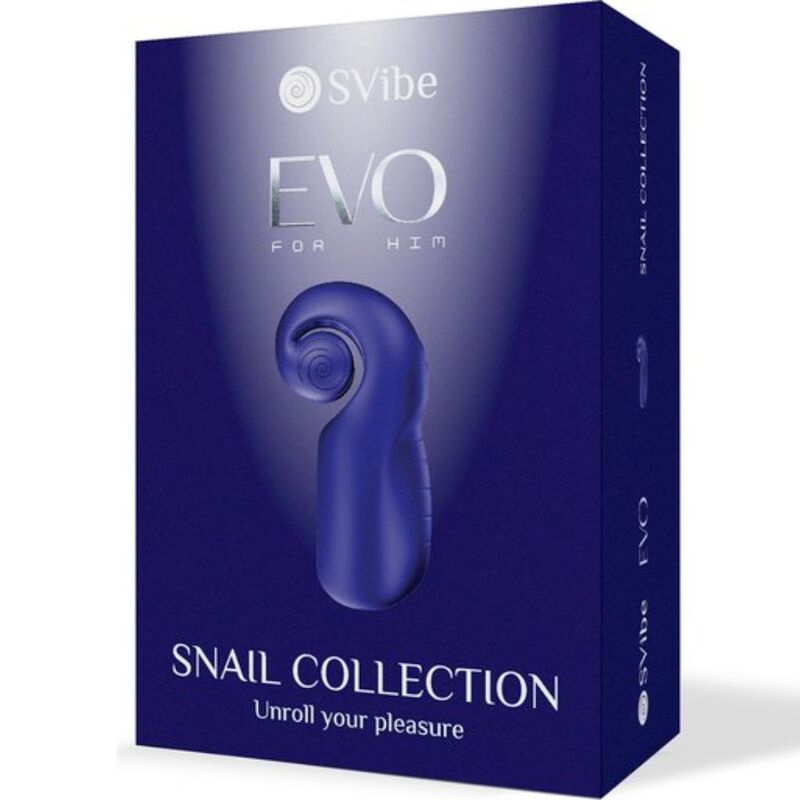 SNAIL VIBE - EVO PER LUI MASTURBATORE MASCHILE SLIDE NROLL BLU SCURO - SNAIL VIBE | Lingerie Harness Boutique