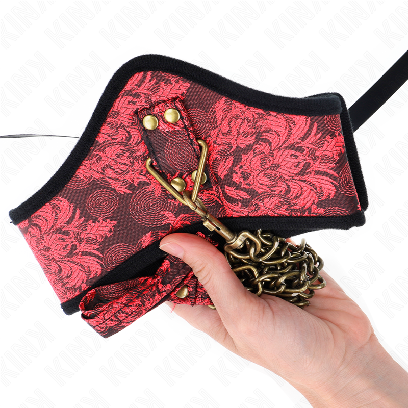 KINK - COLLANA MODELLO SCANDALO CON CINTURINO IN PIZZO 75 CM 44 X 10 CM - Lingerie Harness Boutique | Lingerie Harness Boutique