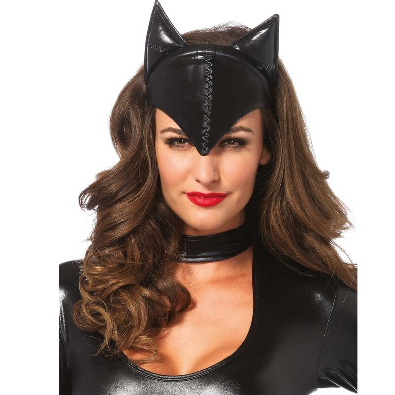 LEG AVENUE - MASCHERA CAT WOMAN NERA - LEG AVENUE ACCESSORIES | Lingerie Harness Boutique