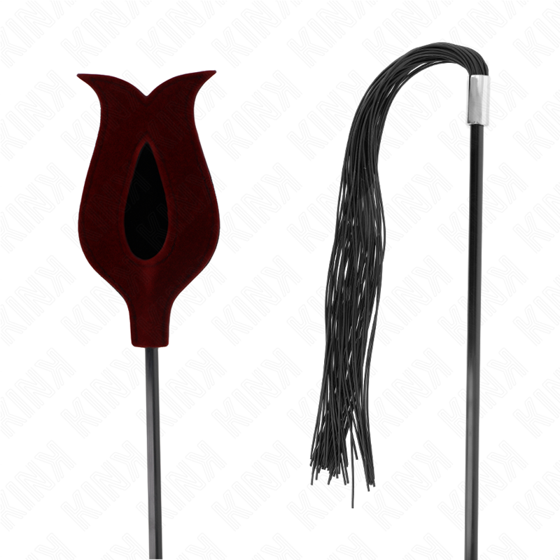 KINK - FRUSTINO IN SILICONE FORMA ROSA 45 CM - Lingerie Harness Boutique | Lingerie Harness Boutique