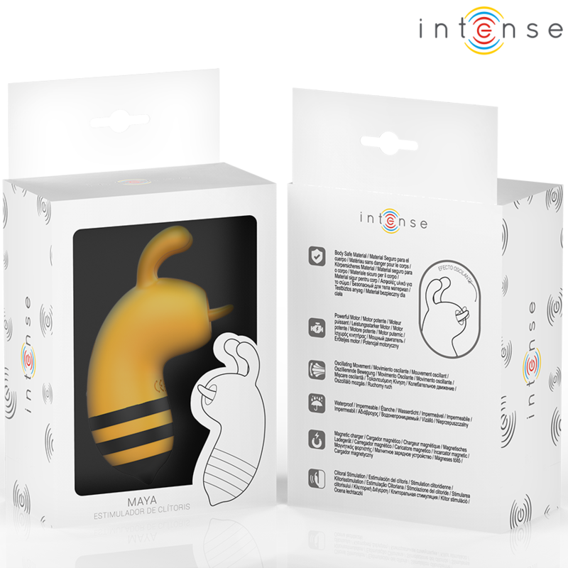 INTENSE - STIMOLATORE MAYA CON LINGUA ROTANTE A 360° - INTENSE FUN | Lingerie Harness Boutique