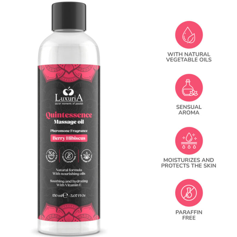INTIMATELINE LUXURIA - OLIO MASSAGGIO BACCHE 150 ML - INTIMATELINE | Lingerie Harness Boutique