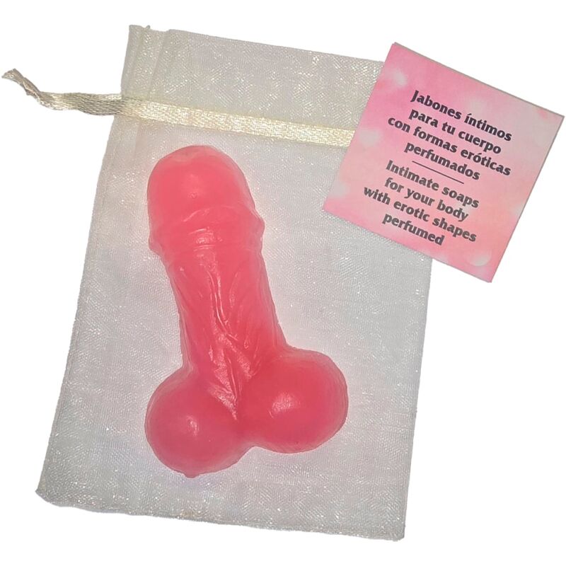 DIABLO PICANTE - SAPONE PROFUMATO A FORMA DI PENE ROSA - DIABLO PICANTE | Lingerie Harness Boutique