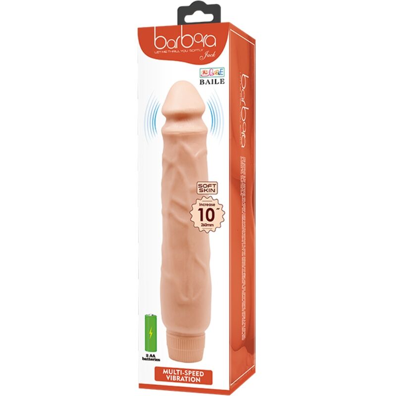 BAILE - JACK VIBRATORE REALISTICO 26 CM CARNE - BAILE | Lingerie Harness Boutique