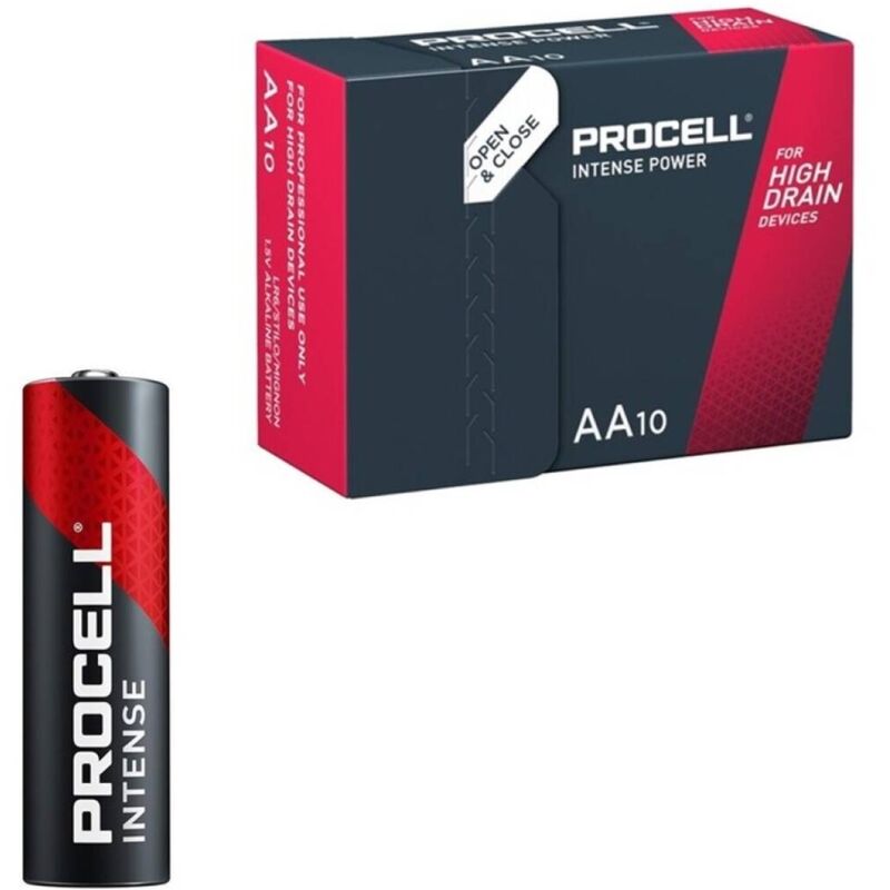 PROCELL - INTENSE POWER ALKALINE LR6 AA 1.5V SCATOLA*10 - PROCELL | Lingerie Harness Boutique