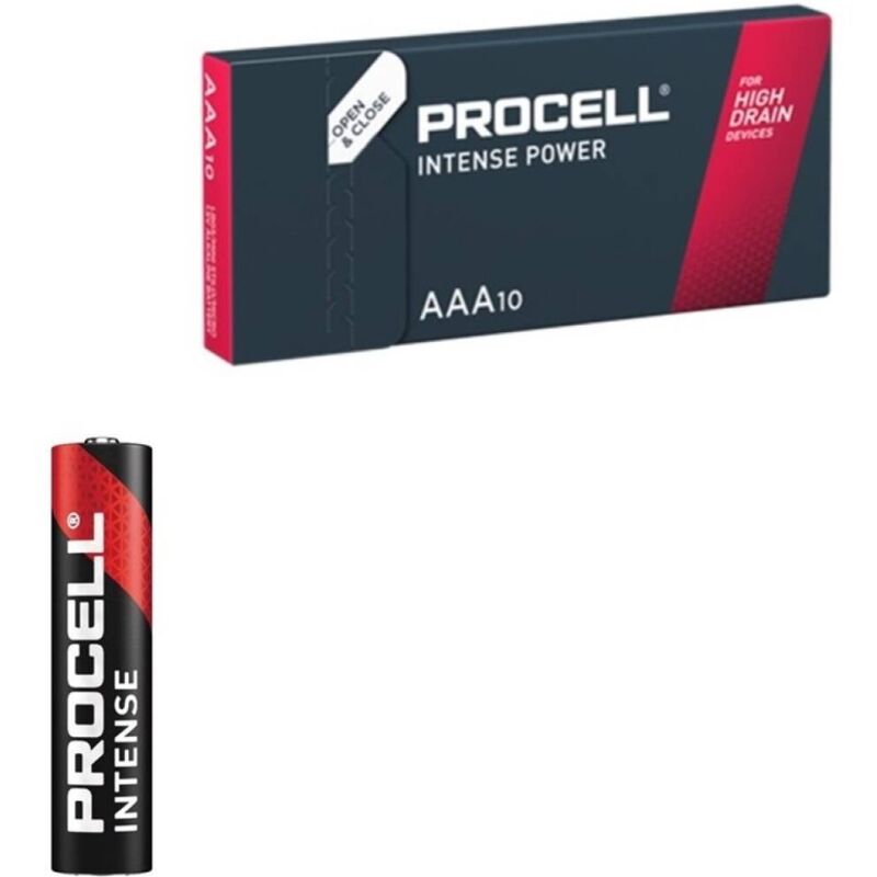 PROCELL - INTENSE POWER ALKALINE LR03 AAA 1.5V SCATOLA*10 - PROCELL | Lingerie Harness Boutique
