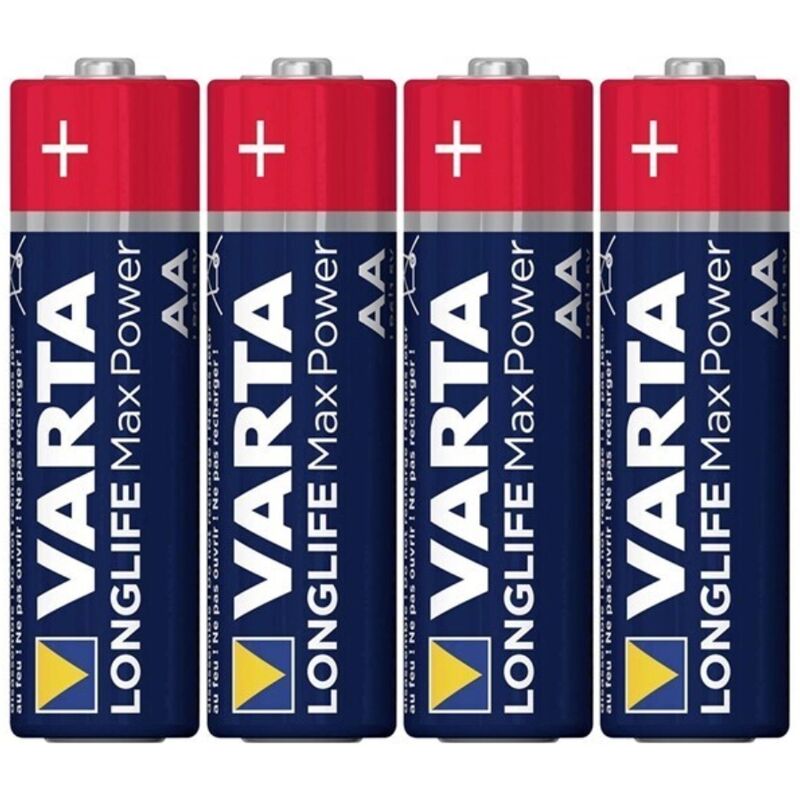 VARTA - MAX POWER BATTERIA ALCALINE AA LR6 RETRATTILE*4 - VARTA | Lingerie Harness Boutique