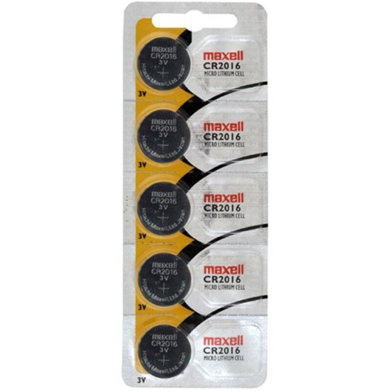 MAXELL - CR2016 3V BATTERIA A BOTTONE AL LITIO BLISTER*5 - MAXELL | Lingerie Harness Boutique