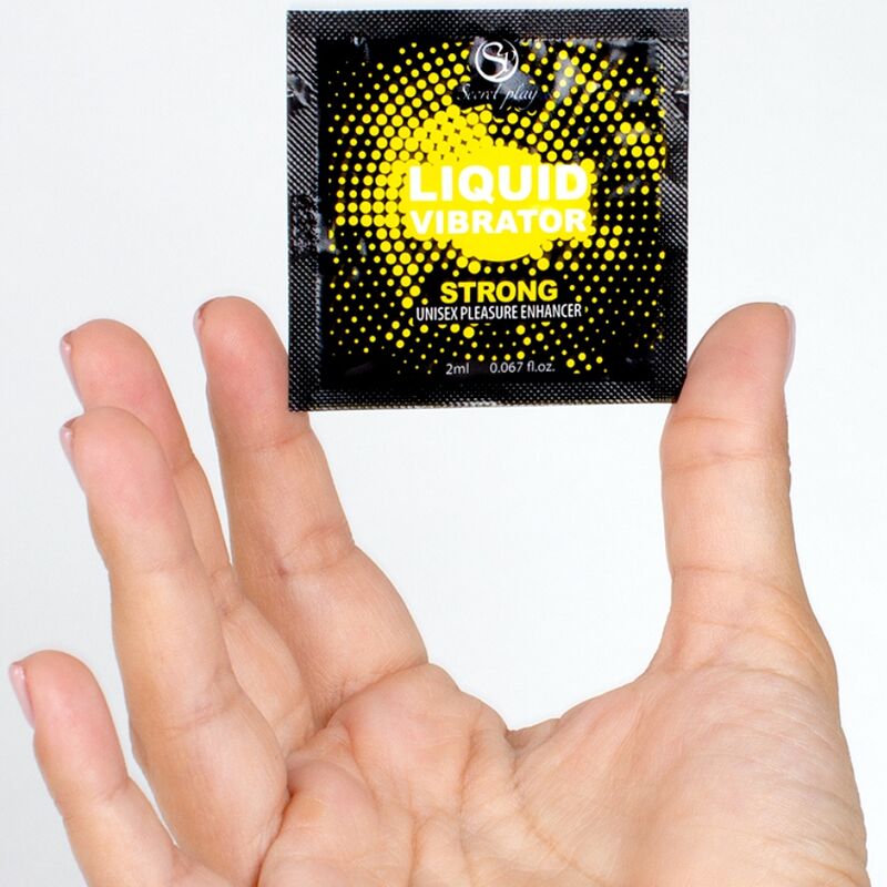 SECRETPLAY - VIBRATORE MONODOSE LIQUIDO FORTE 2 ML - SECRETPLAY COSMETIC | Lingerie Harness Boutique