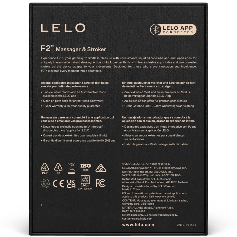 LELO - F2S™ MASTURBATORE MASCHILE TEAL BLU - LELO | Lingerie Harness Boutique