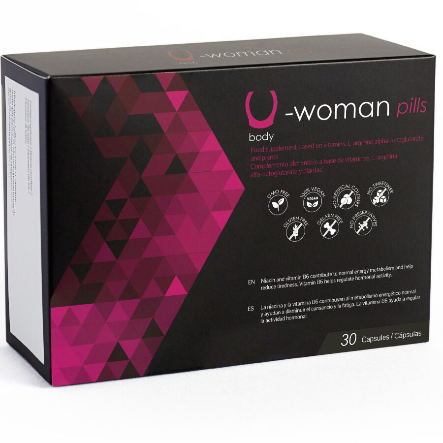 500 COSMETICS -U-WOMAN AUMENTA LA LIBIDO FEMMINILE - 30 CAPSULE - 500COSMETICS | Lingerie Harness Boutique