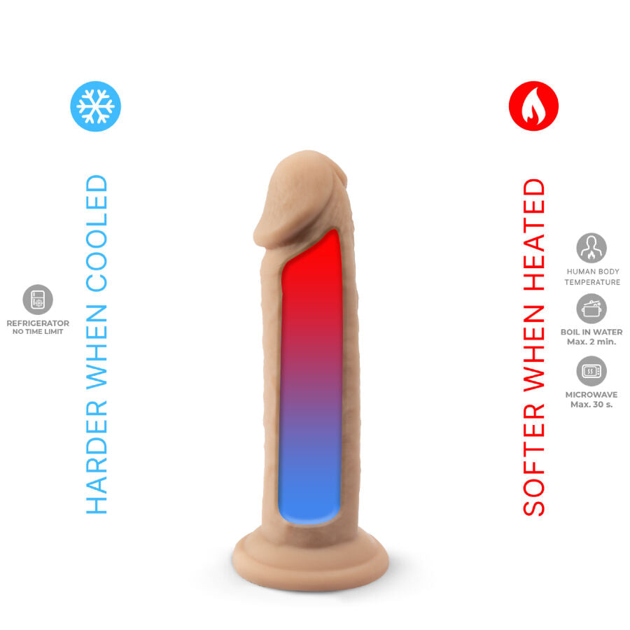 SILEXD - MODELLO PENE REALISTICO 2 SILICONE TERMOREATTIVO PREMIUM 15,4 CM - SILEXD | Lingerie Harness Boutique