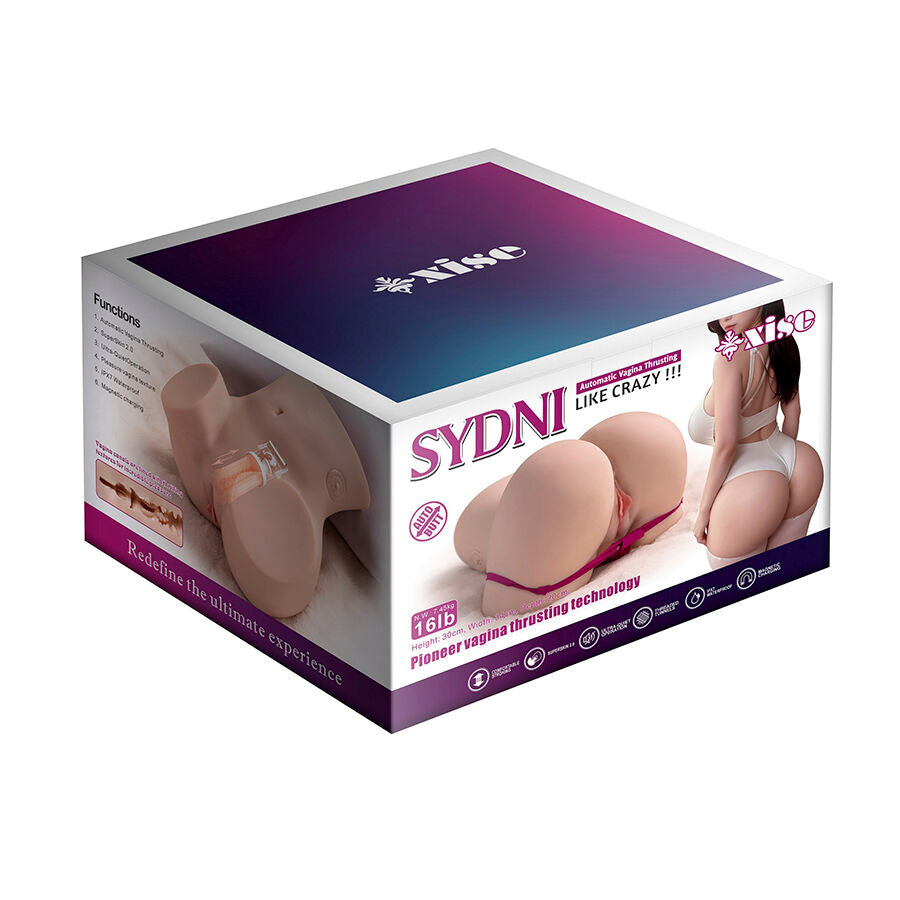 XISE - SYDNI MASTURBATORE VAGINA MULTIPOSIZIONE REALISTICO CON SPINTA - XISE | Lingerie Harness Boutique