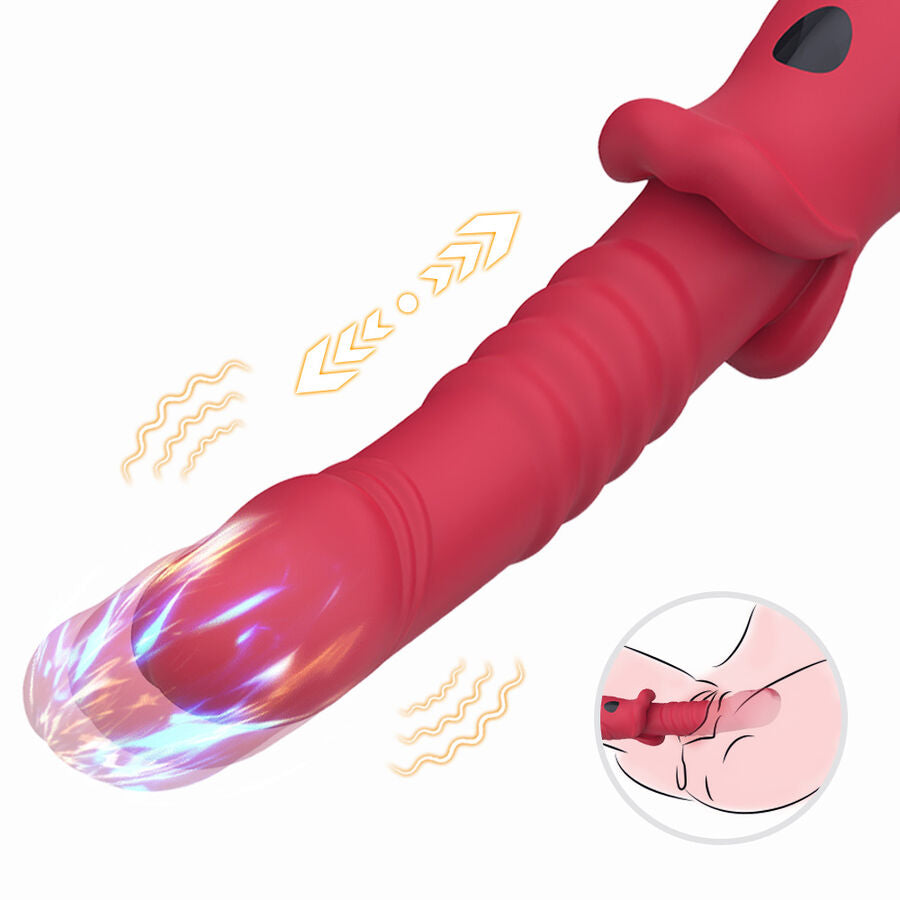 ARMONY - POINT A DILDO VIBRATORE STIMOLANTE ROSSO - ARMONY VIBRATORS | Lingerie Harness Boutique