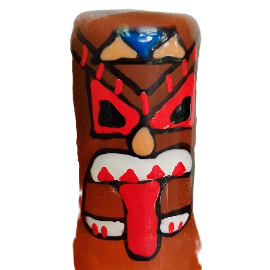 CONDOMERIE - PRESERVATIVI NOVITÀ DIPINTI A MANO TIKI TOTEM-01 - CONDOMERIE | Lingerie Harness Boutique