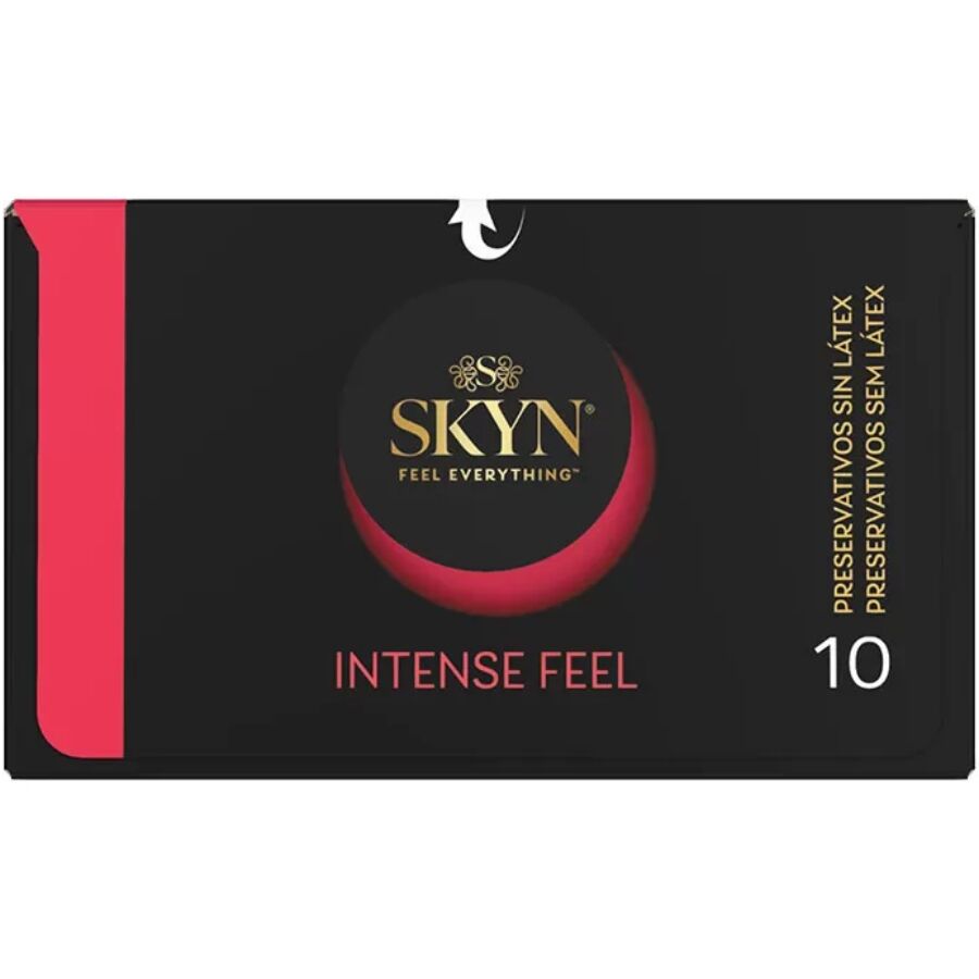 SKYN - PRESERVATIVO TEXTURED INTENSE FEEL CON DESIGN ONDULATO 10 UNITÀ - SKYN | Lingerie Harness Boutique