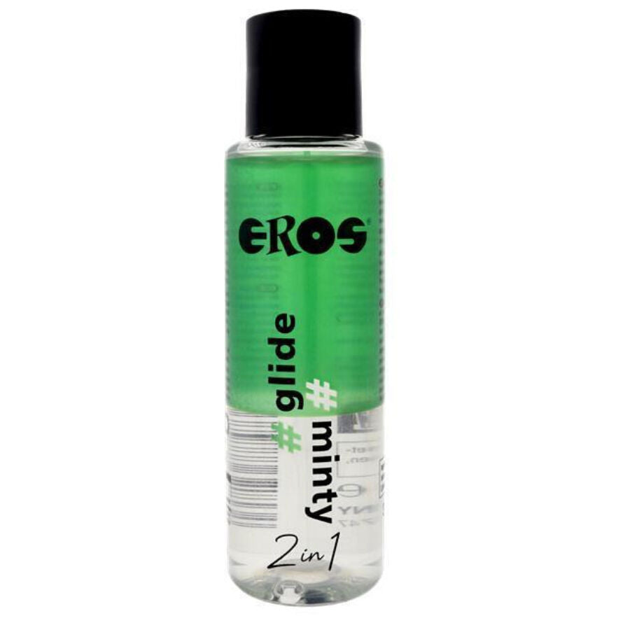 EROS - "2 IN 1"GLIDE MINTY LUBRIFICANTE A BASE DI SILICONE 100 ML - EROS CLASSIC LINE | Lingerie Harness Boutique