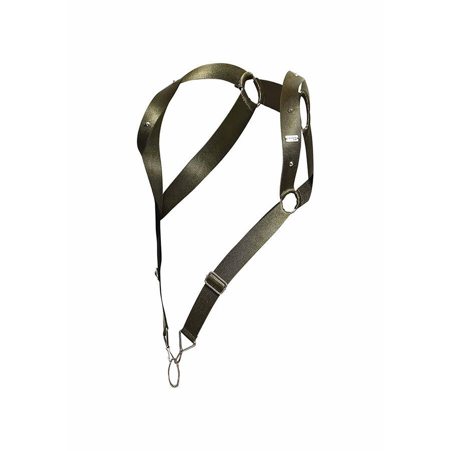 MOB - DNGEON IMBRACATURA VERDE A SCHIENA DRITTA TAGLIA UNICA - MOB | Lingerie Harness Boutique