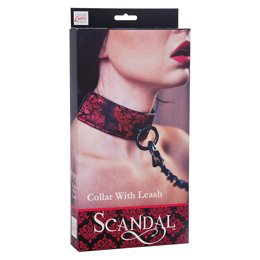 CALEXOTICS - SCANDAL COLLANA CON CINTURINO NERO - CALEXOTICS | Lingerie Harness Boutique
