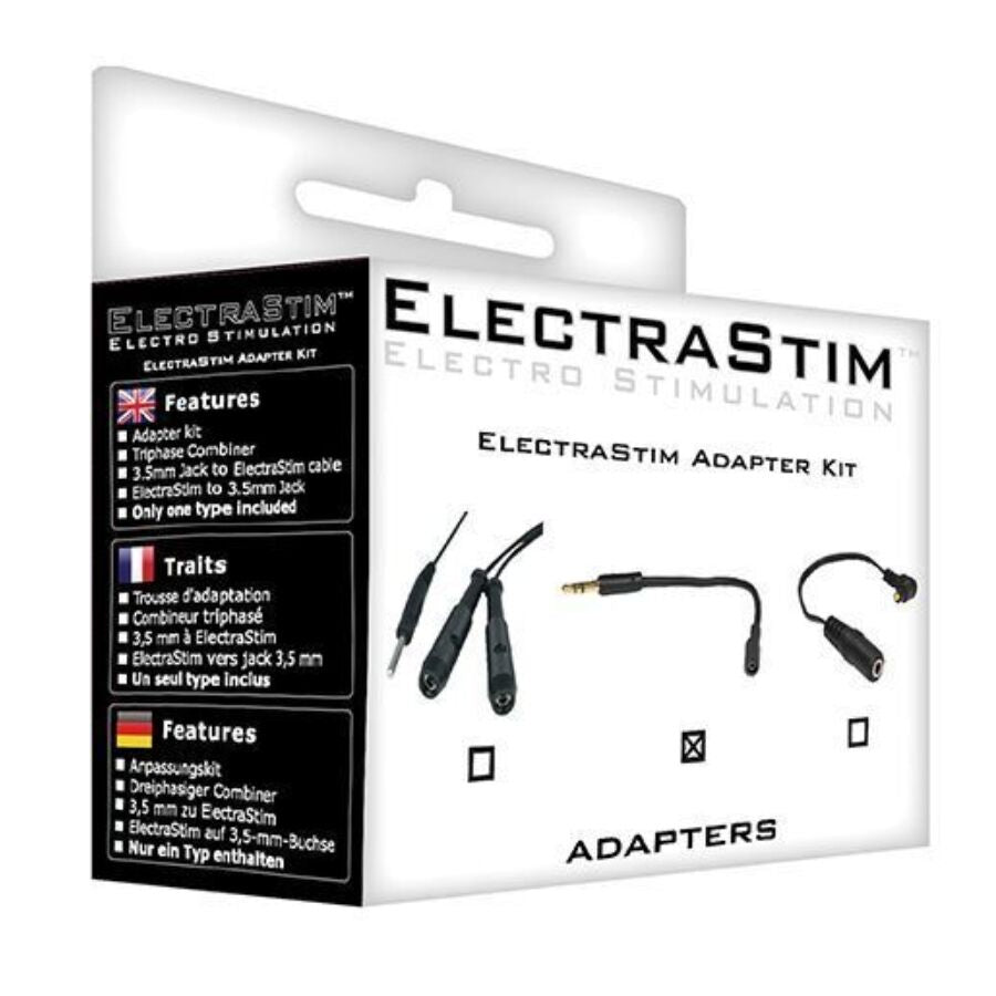 ELECTRASTIM - CAVO ADATTATORE JACK 3,5 MM - ELECTRASTIM | Lingerie Harness Boutique