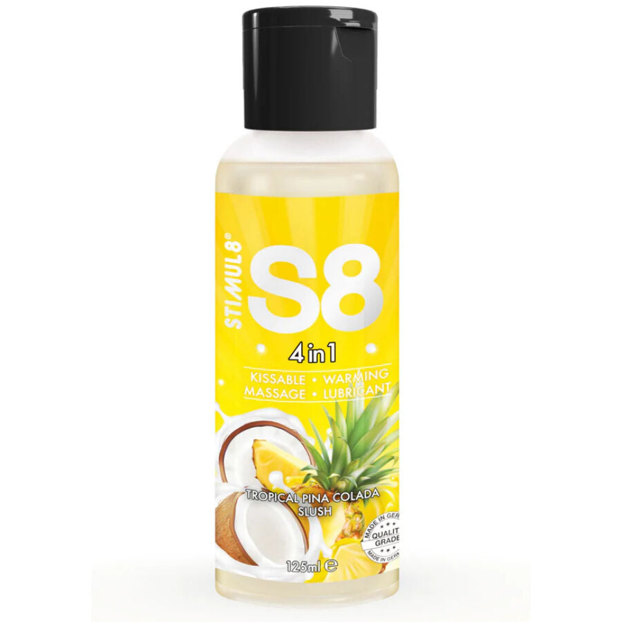 STIMUL8 - S8 LUBRIFICANTE 4 IN 1 PER DESSERT PINA COLADA 125 ML - STIMUL8 | Lingerie Harness Boutique