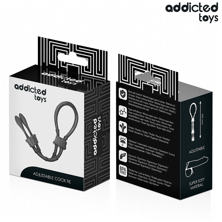 ADDICTED TOYS - CORDA IN SILICONE REGOLABILE PER IL PENE - ADDICTED TOYS | Lingerie Harness Boutique