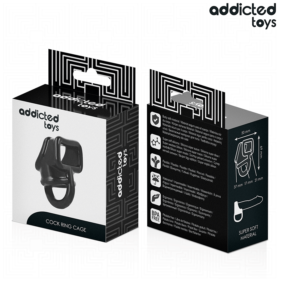 ADDICTED TOYS - ANELLO PER GABBIA PER PENE - ADDICTED TOYS | Lingerie Harness Boutique