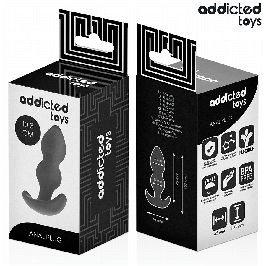 ADDICTED TOYS - TAPPO ANALE TAGLIA S 10,3 CM - ADDICTED TOYS | Lingerie Harness Boutique