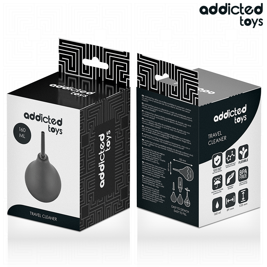 ADDICTED TOYS - DETERGENTE ANALE DA VIAGGIO TAGLIA M 160 ML - ADDICTED TOYS | Lingerie Harness Boutique